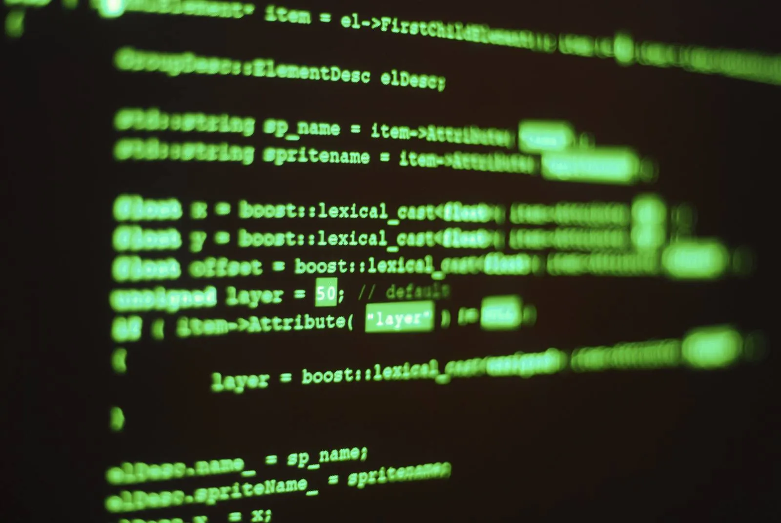 Developer building a high-performance business website